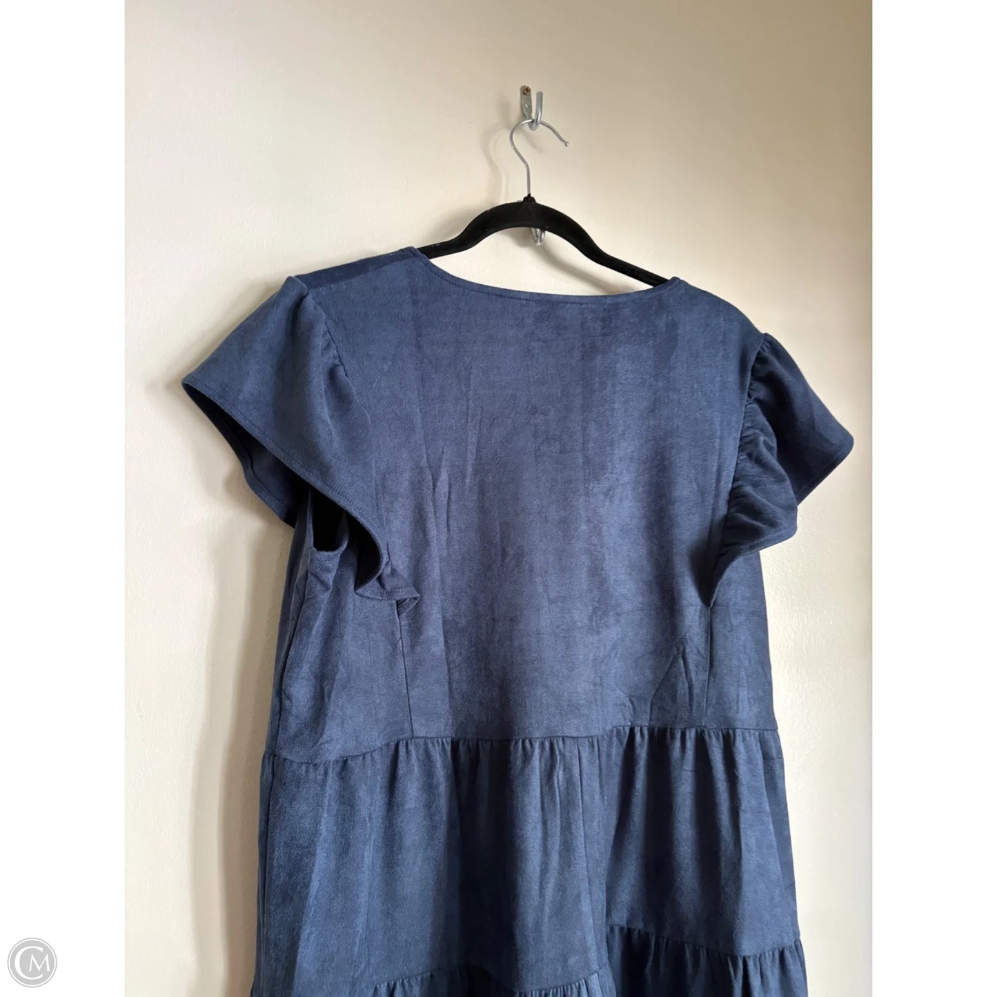 Dress Casual Midi By Voy In Blue, Size: M