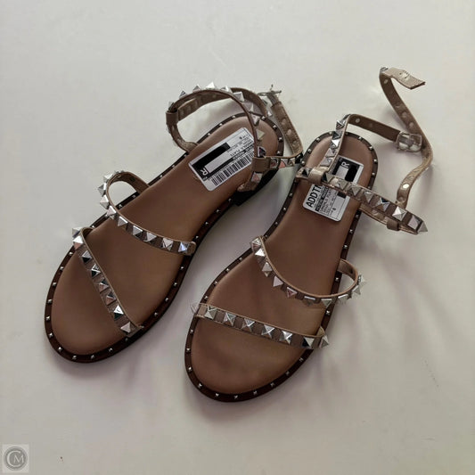 Sandals Flats By Steve Madden In Brown, Size: 6