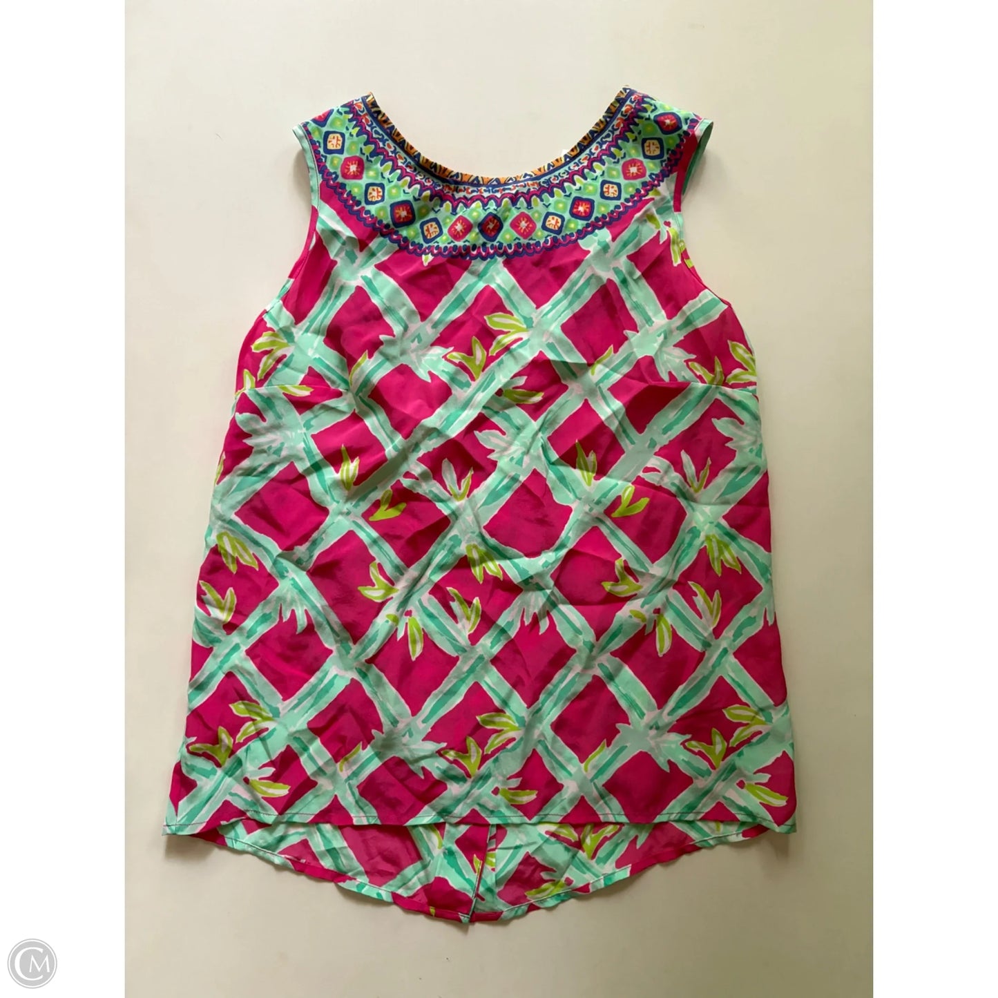 Blouse Sleeveless By Lilly Pulitzer In Pink, Size: Xs