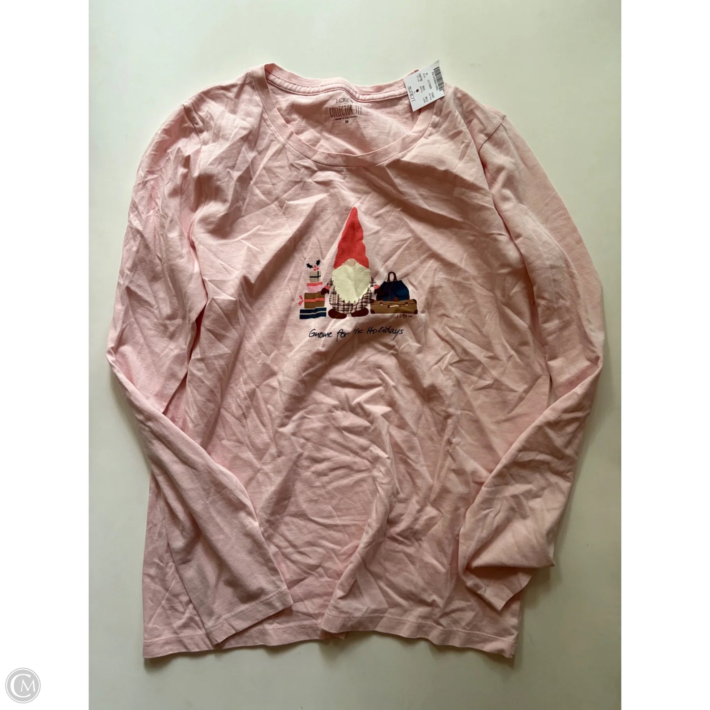 Top Long Sleeve By J. Crew In Pink, Size: M