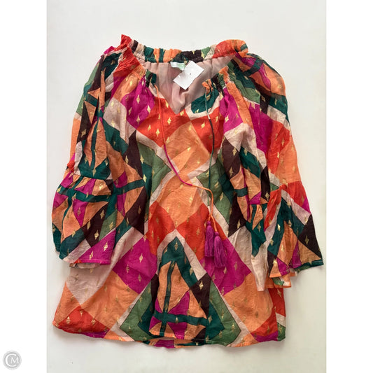 Top Long Sleeve By Jade In Multi-colored, Size: S
