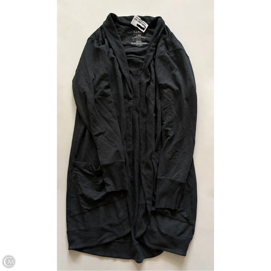 Sweater Cardigan By L.l. Bean In Grey, Size: L