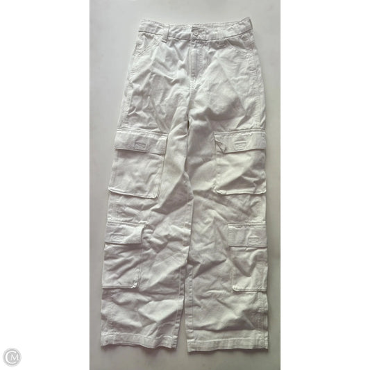Jeans Wide Leg By Divided In White, Size: 2