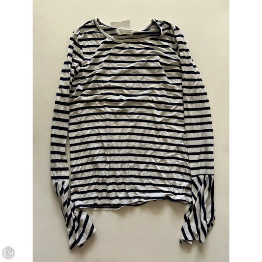 Top Long Sleeve By Vestique In Striped Pattern, Size: S