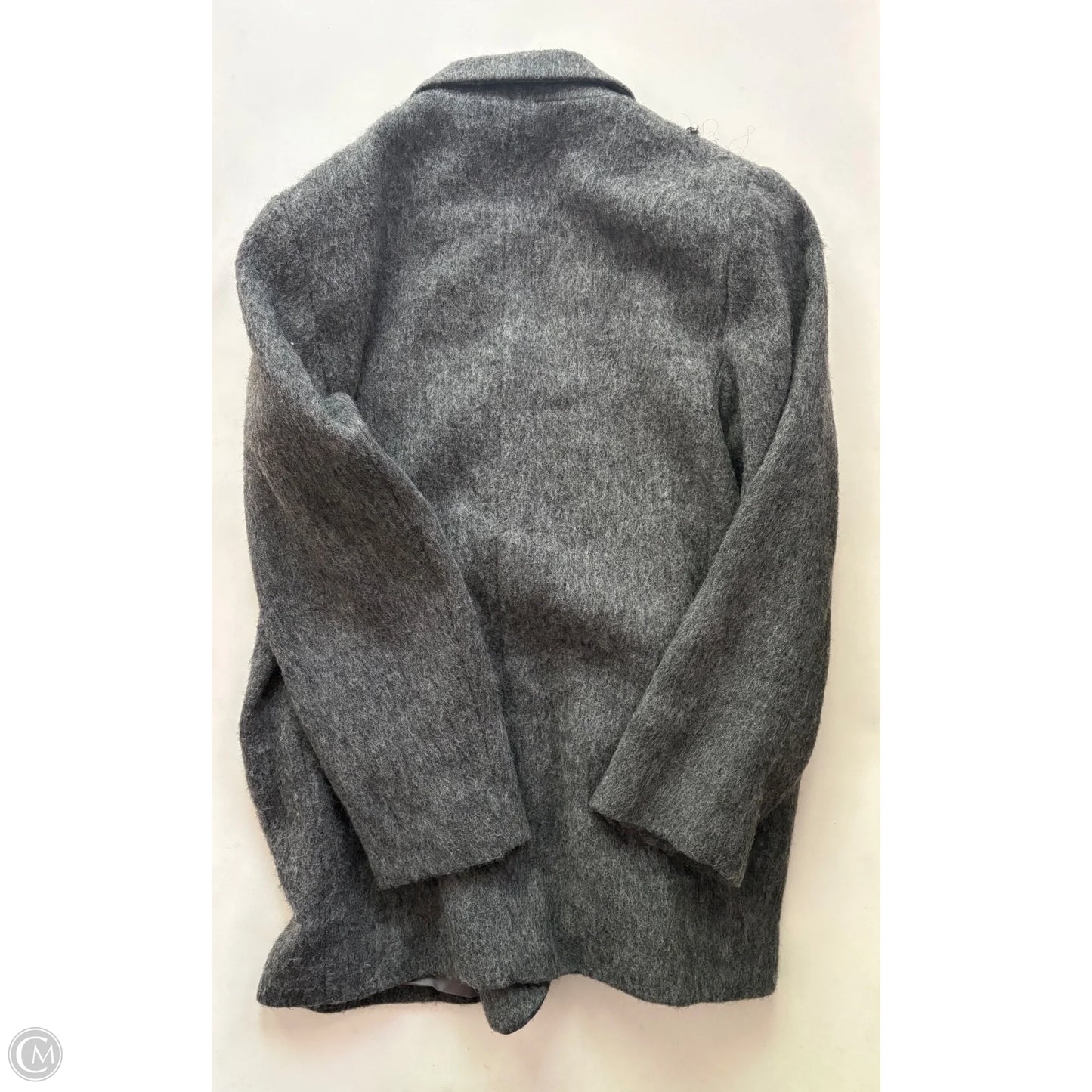 Coat Peacoat By H&m In Grey, Size: S