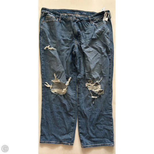 Jeans Straight By Old Navy In Blue, Size: 22