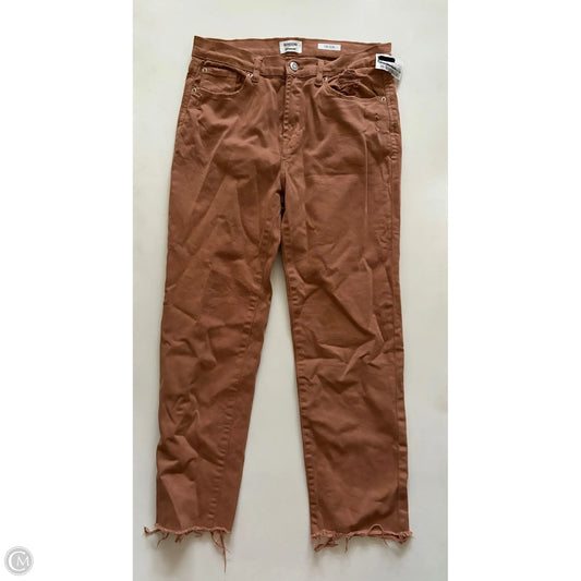 Jeans Wide Leg By Kensie In Brown, Size: 6