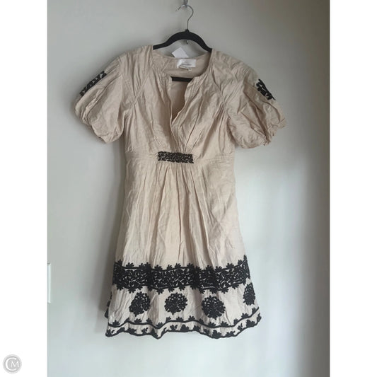 Dress Party Short By Anthropologie In Cream, Size: S