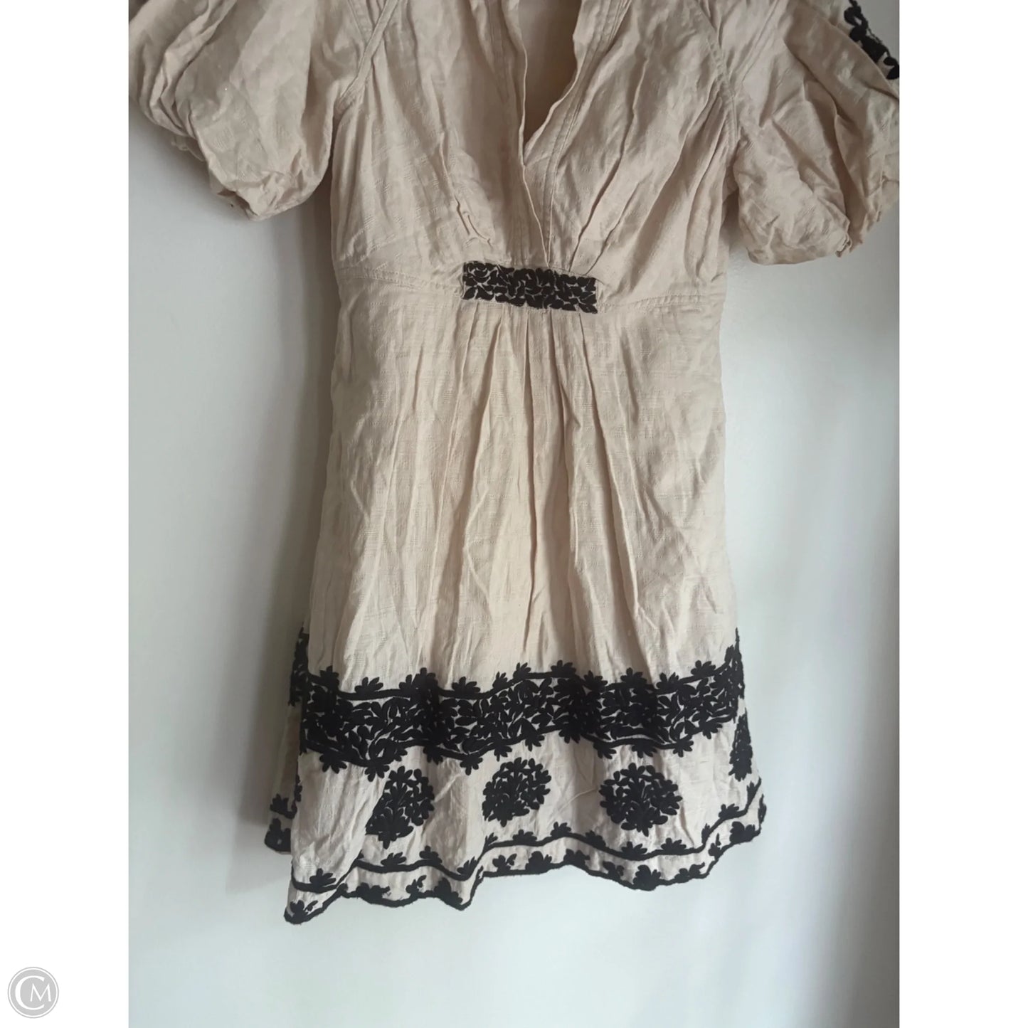 Dress Party Short By Anthropologie In Cream, Size: S