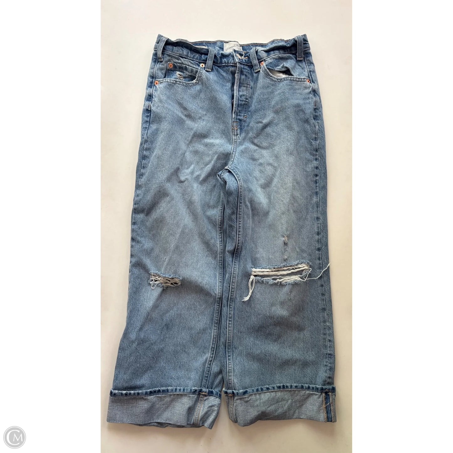 Jeans Cropped By Universal Thread In Blue, Size: 4