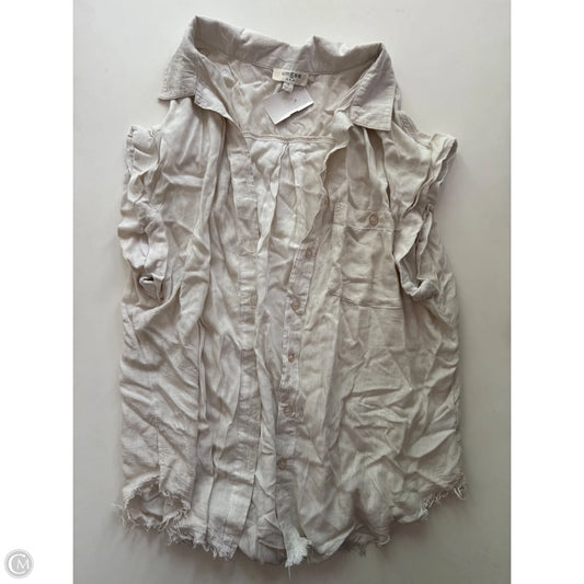 Top Short Sleeve By Umgee In Cream, Size: S