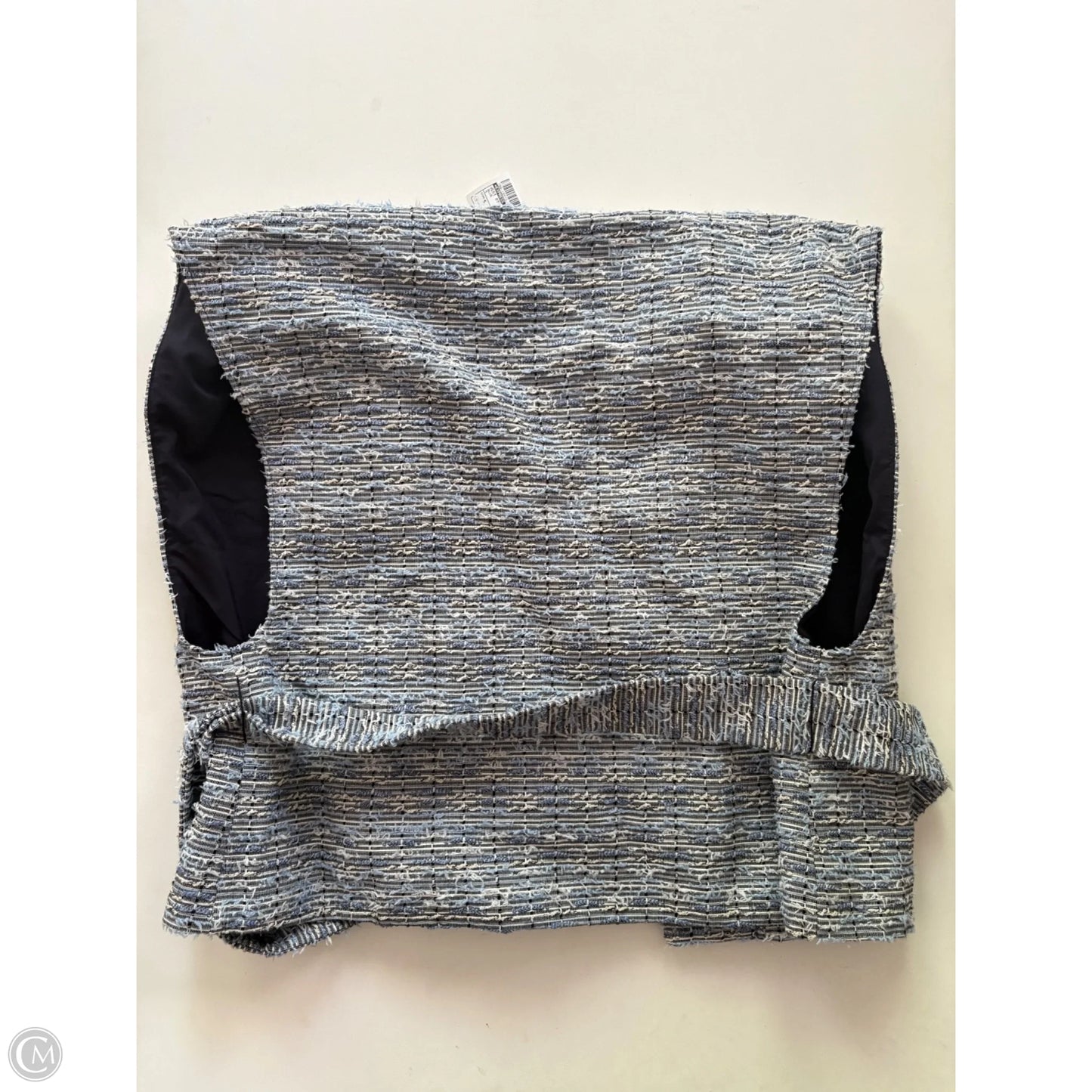 Vest Other By Express In Blue, Size: S