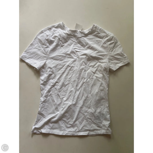 Top Short Sleeve By Gap In White, Size: M