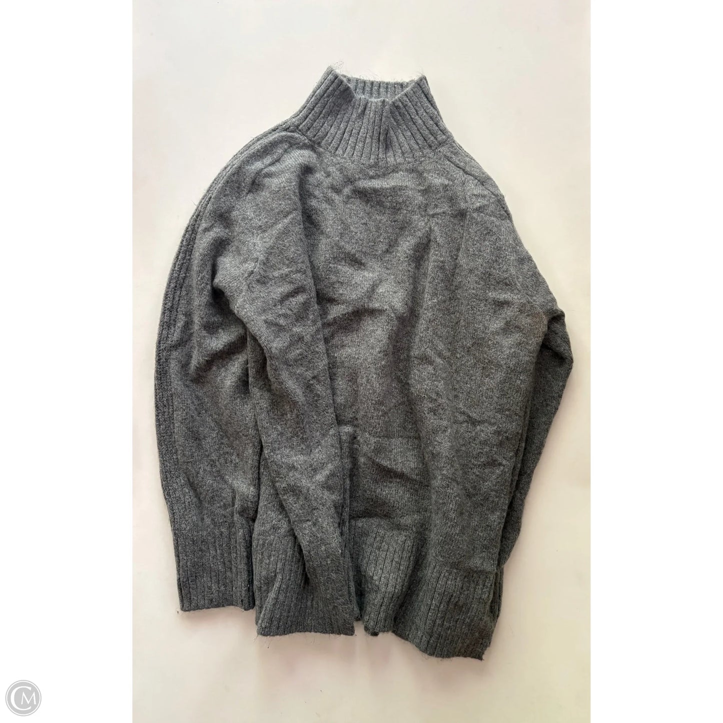 Sweater By Loft In Grey, Size: M