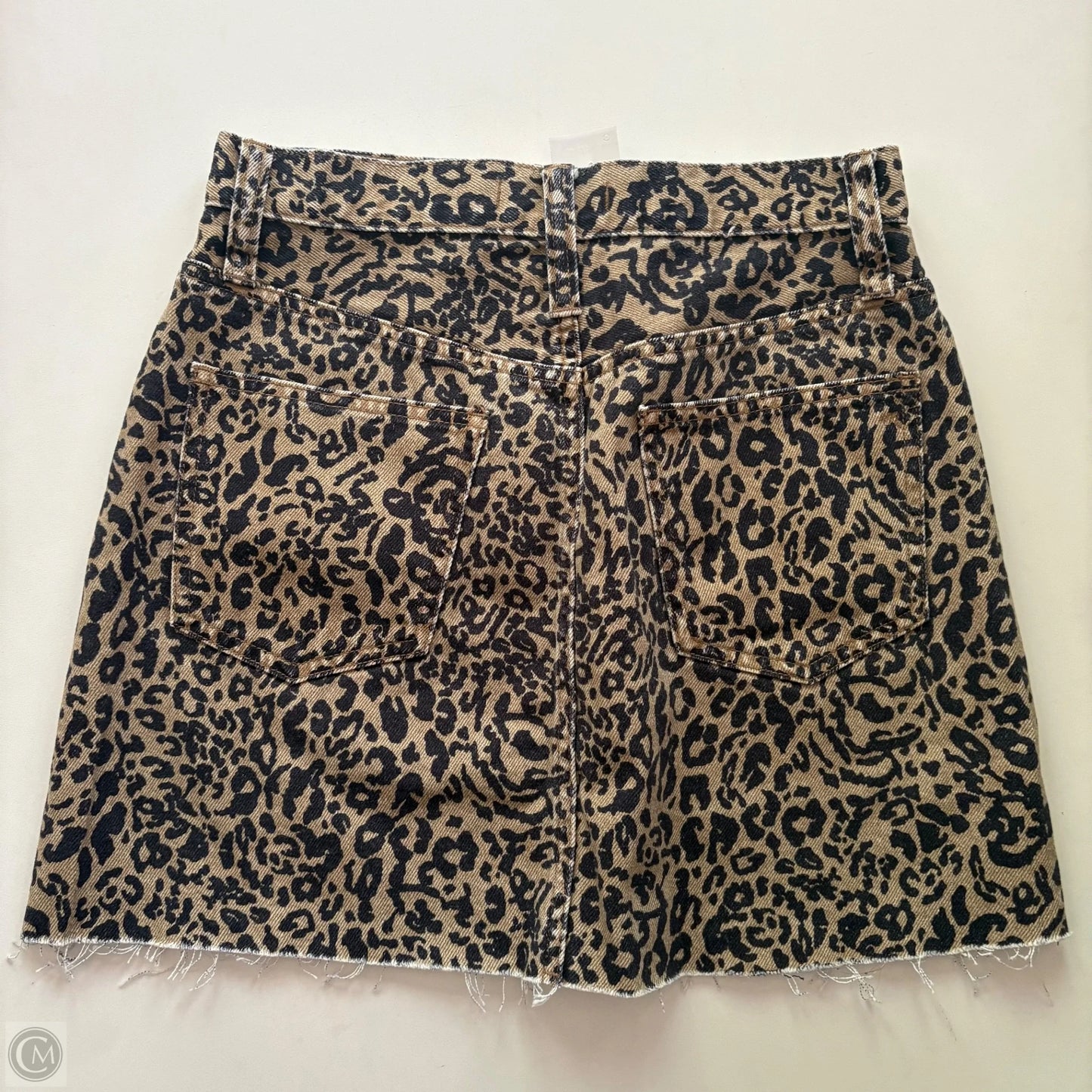 Skirt Mini & Short By Madewell In Animal Print, Size: 4