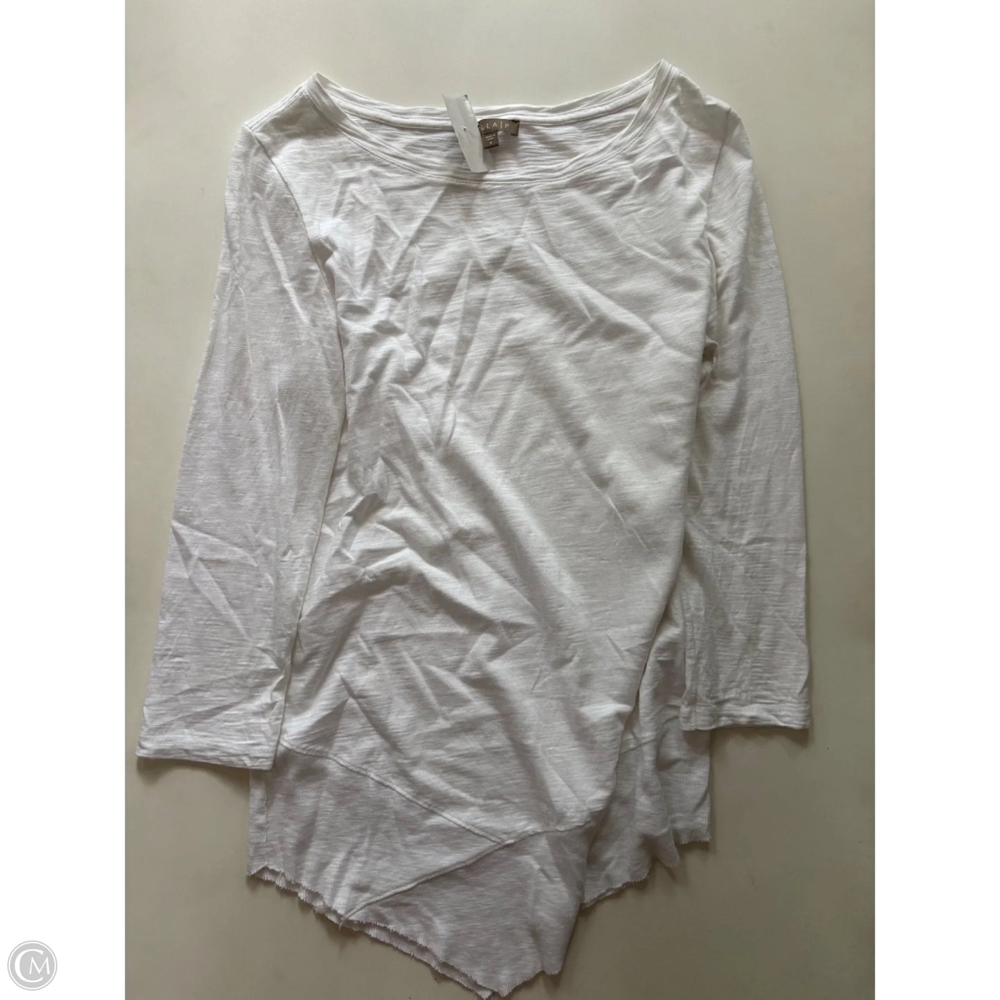 Top Long Sleeve By Lilla P In White, Size: S