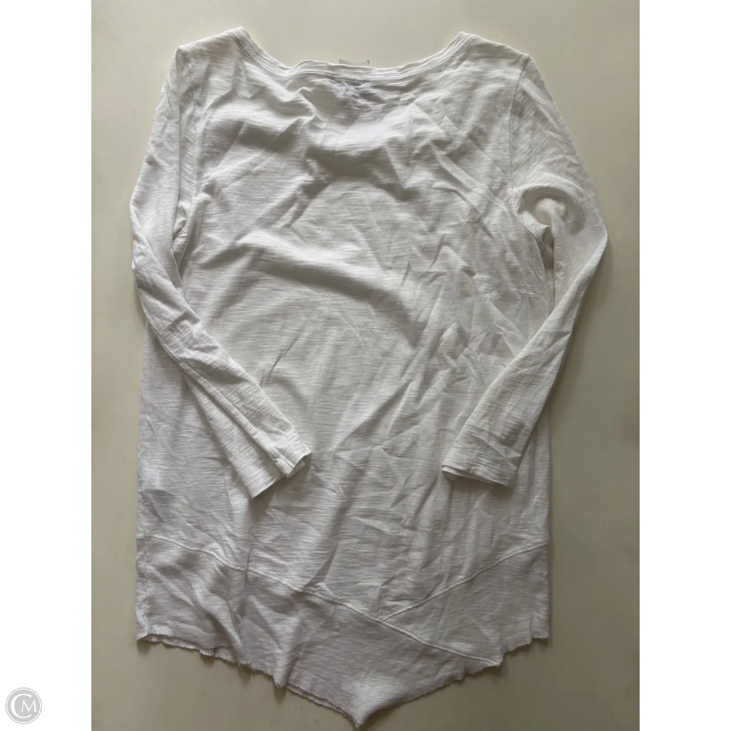 Top Long Sleeve By Lilla P In White, Size: S