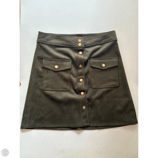 Skirt Mini & Short By Philosophy In Green, Size: 6