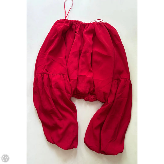 Blouse Long Sleeve By Hyfve In Red, Size: L
