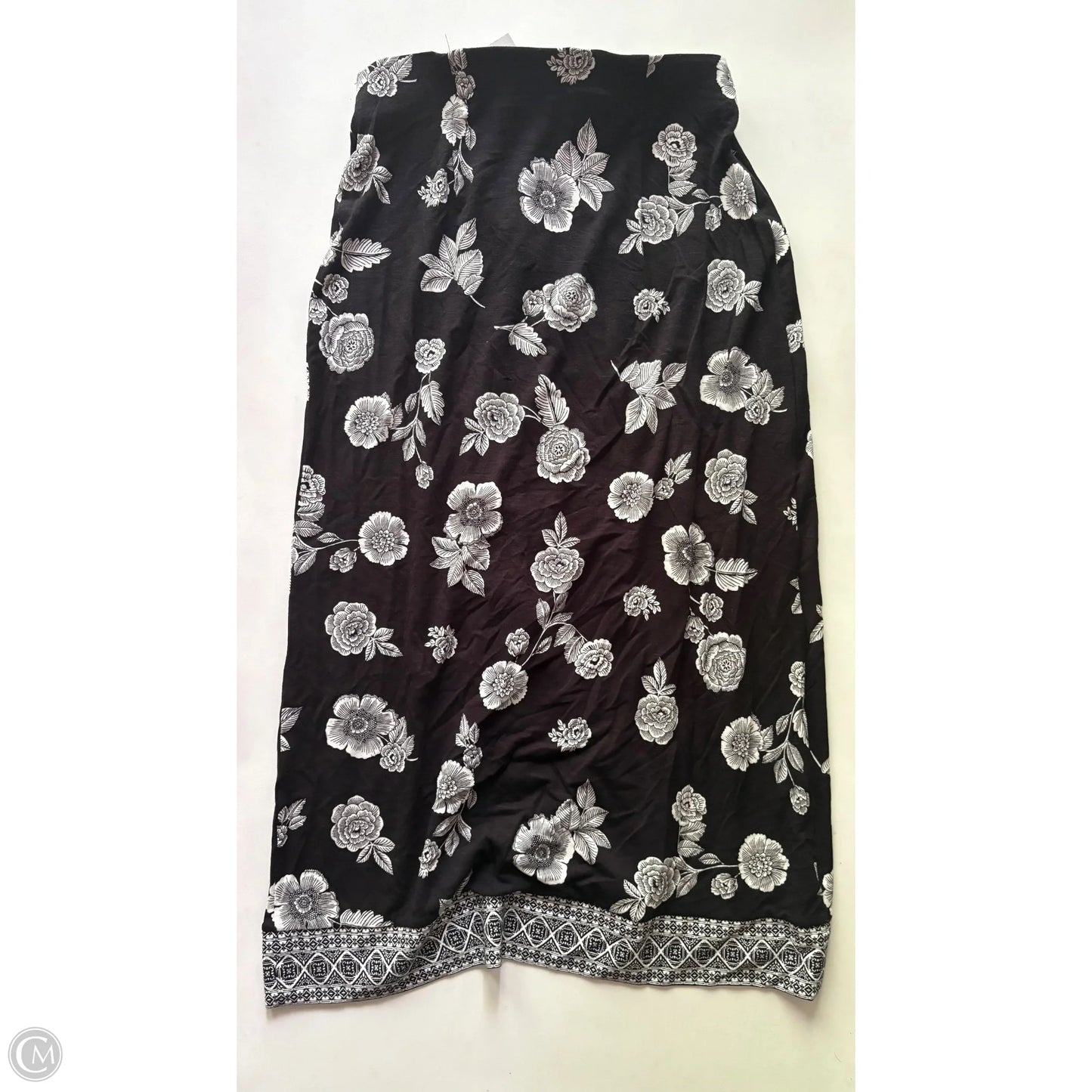 Skirt Maxi By J. Jill In Black, Size: 4