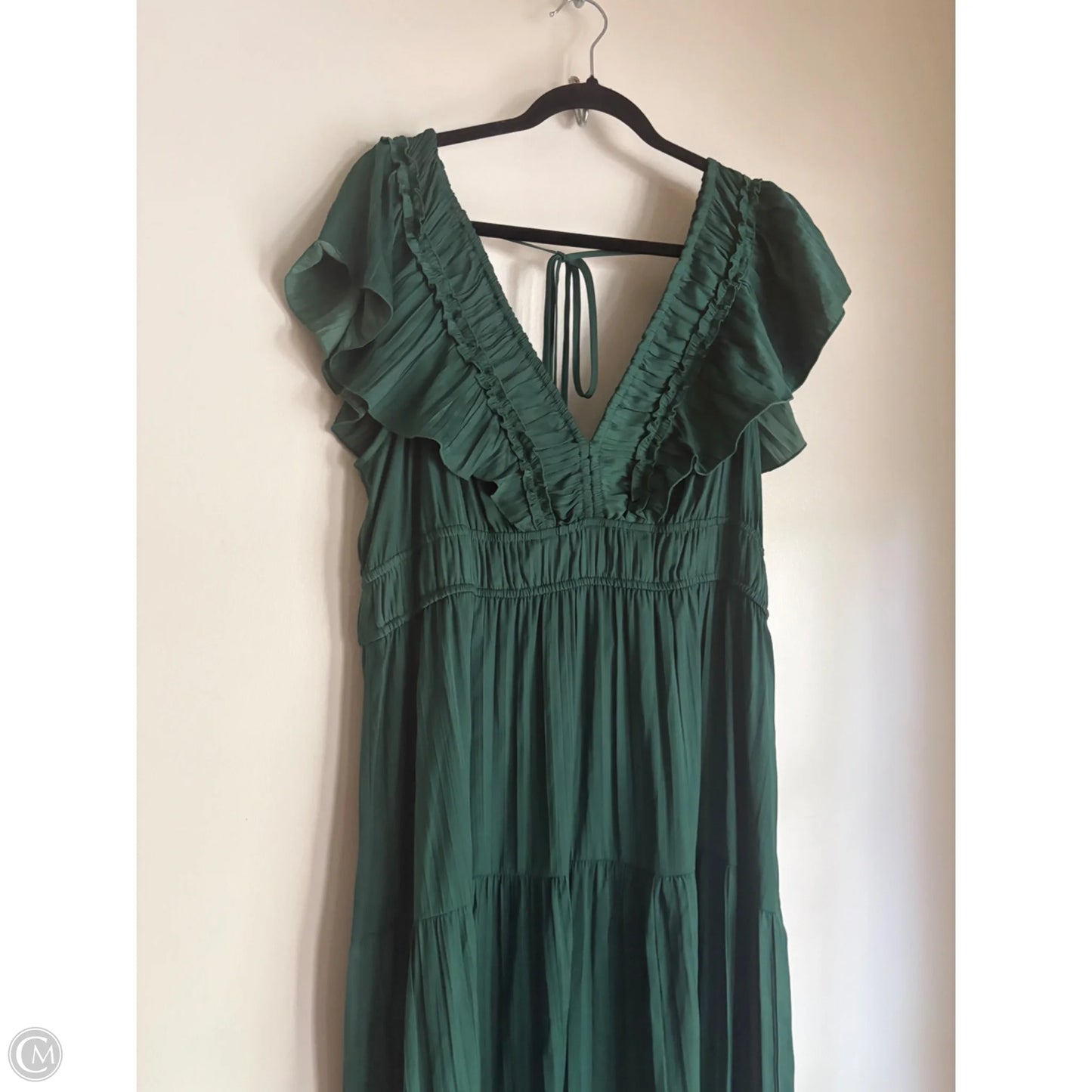 Dress Casual Maxi By Anthropologie In Green, Size: Xl
