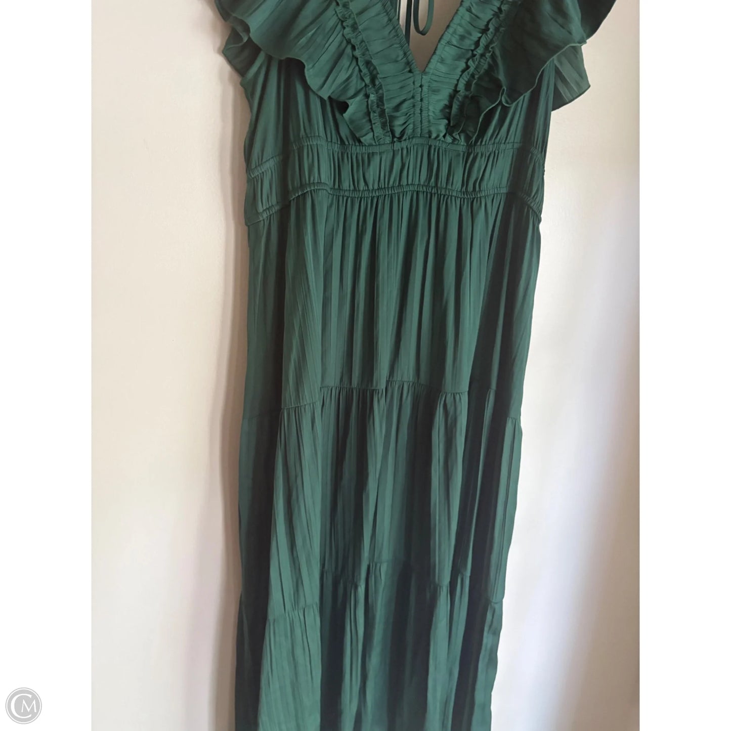Dress Casual Maxi By Anthropologie In Green, Size: Xl