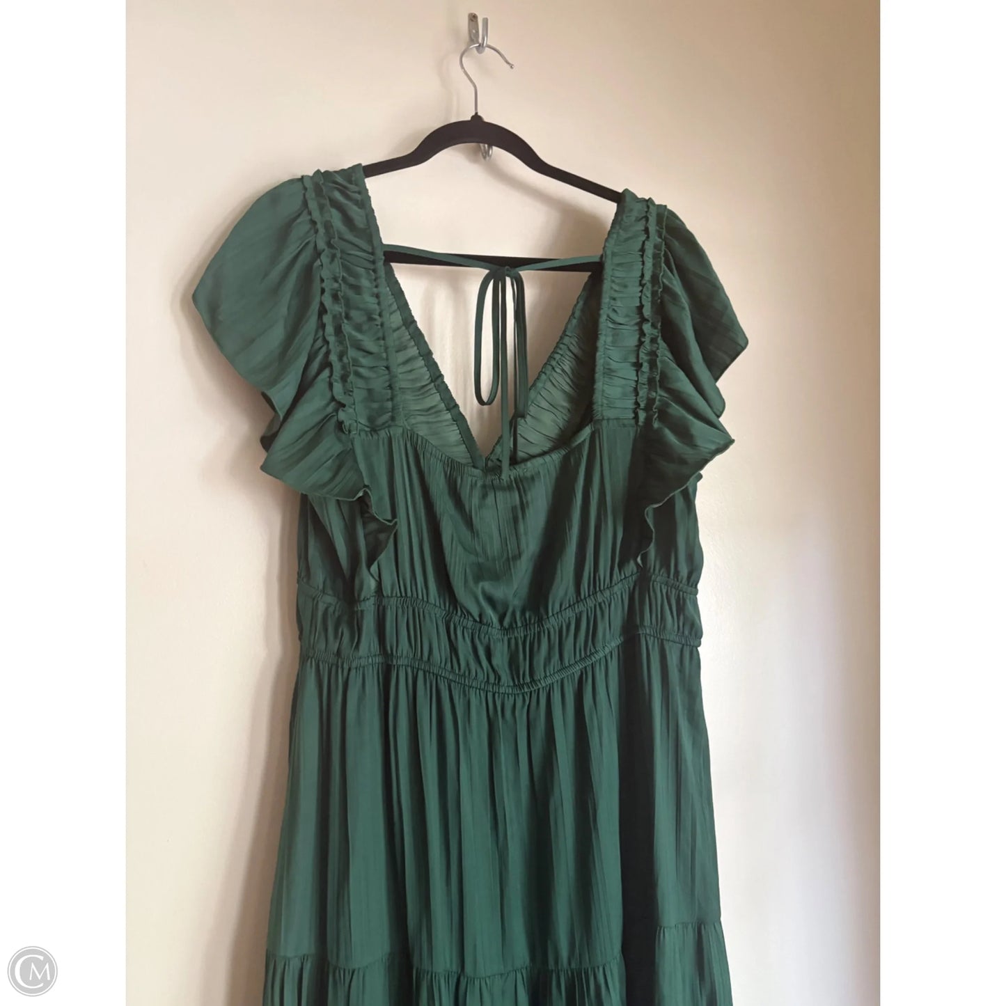 Dress Casual Maxi By Anthropologie In Green, Size: Xl