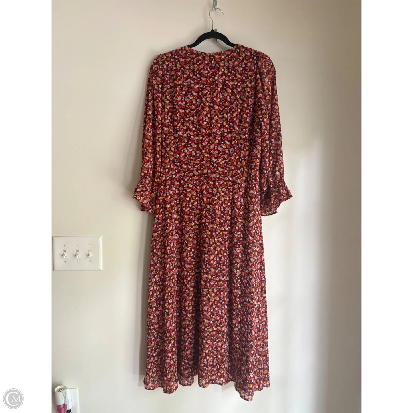 Dress Work By Madewell In Floral Print, Size: L