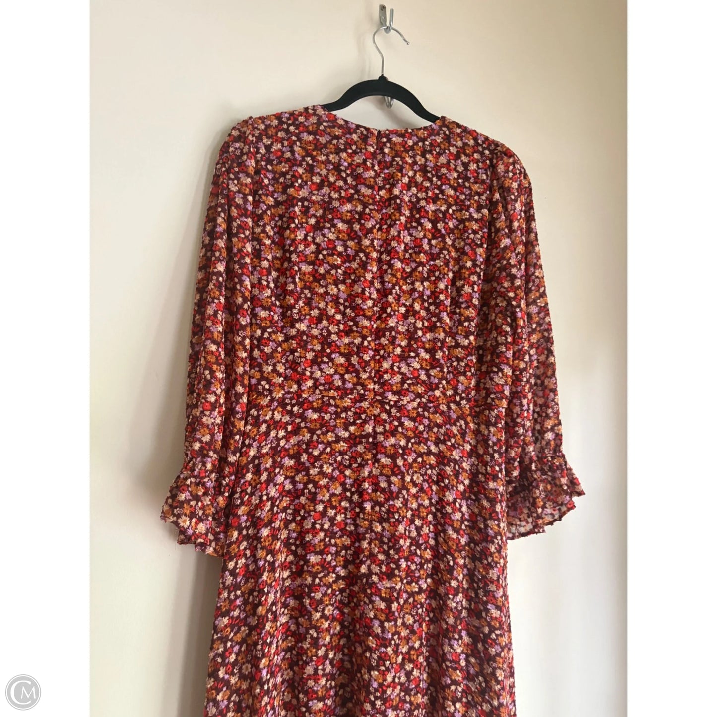Dress Work By Madewell In Floral Print, Size: L