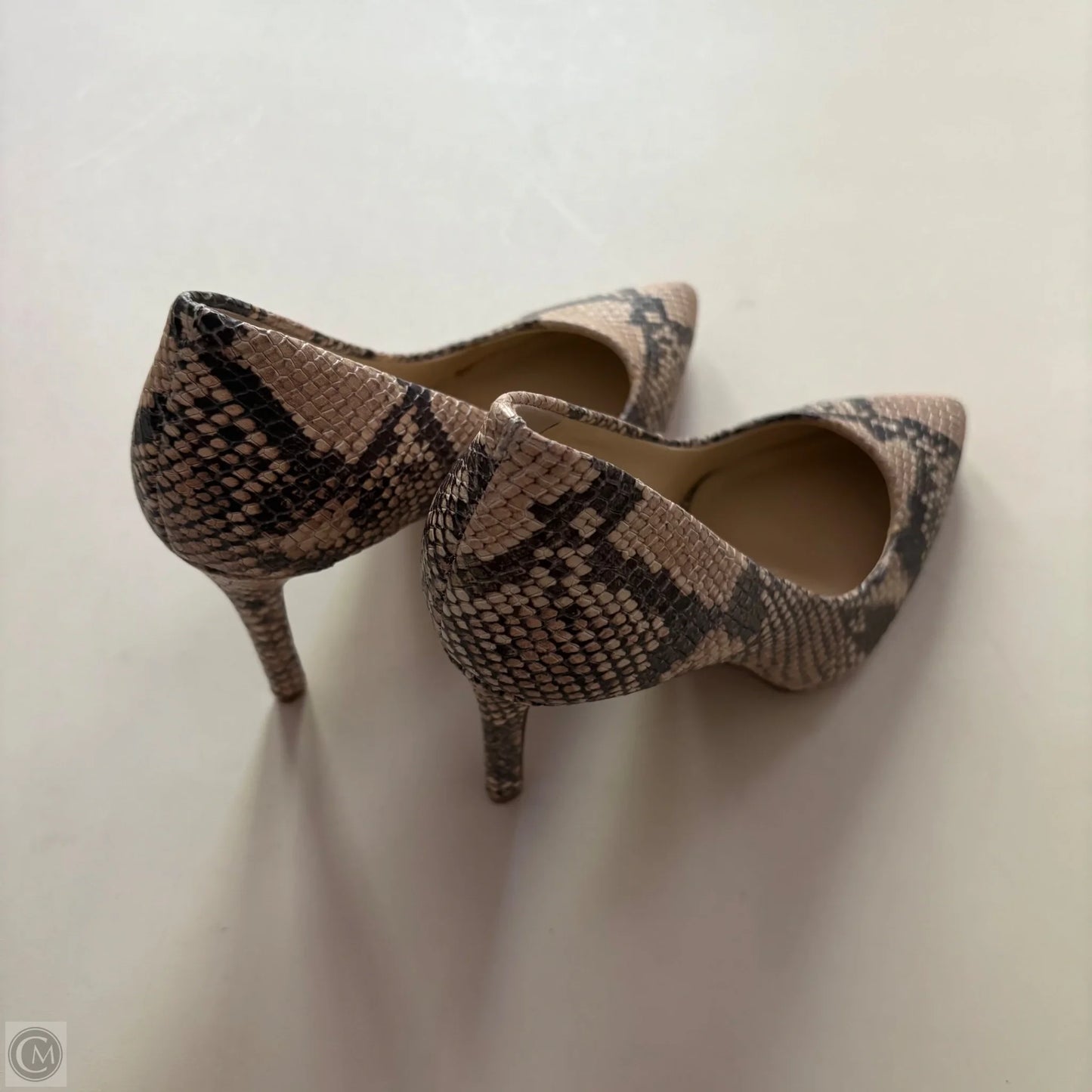 Shoes Heels Kitten By Vince Camuto In Animal Print, Size: 5.5