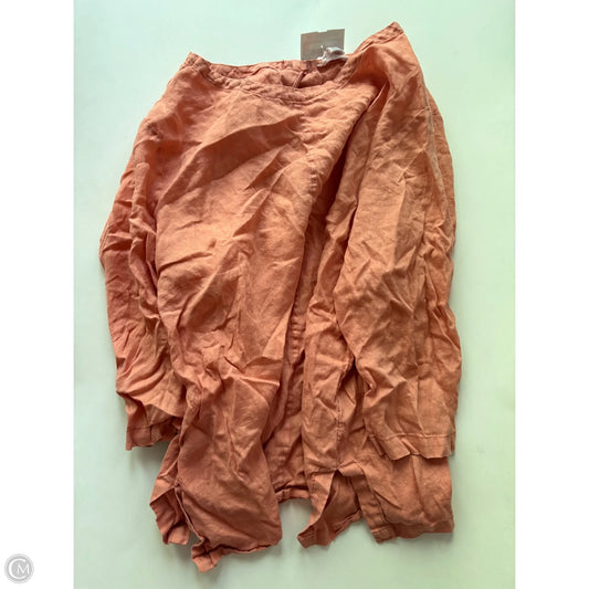 Top Long Sleeve By Nicole By Nicole Miller In Orange, Size: 3x