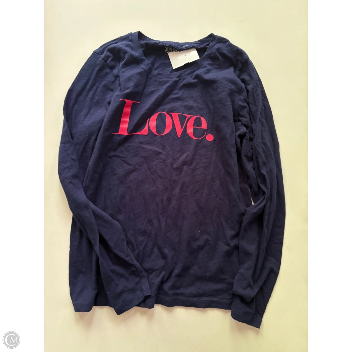 Top Long Sleeve By J. Crew In Navy, Size: M