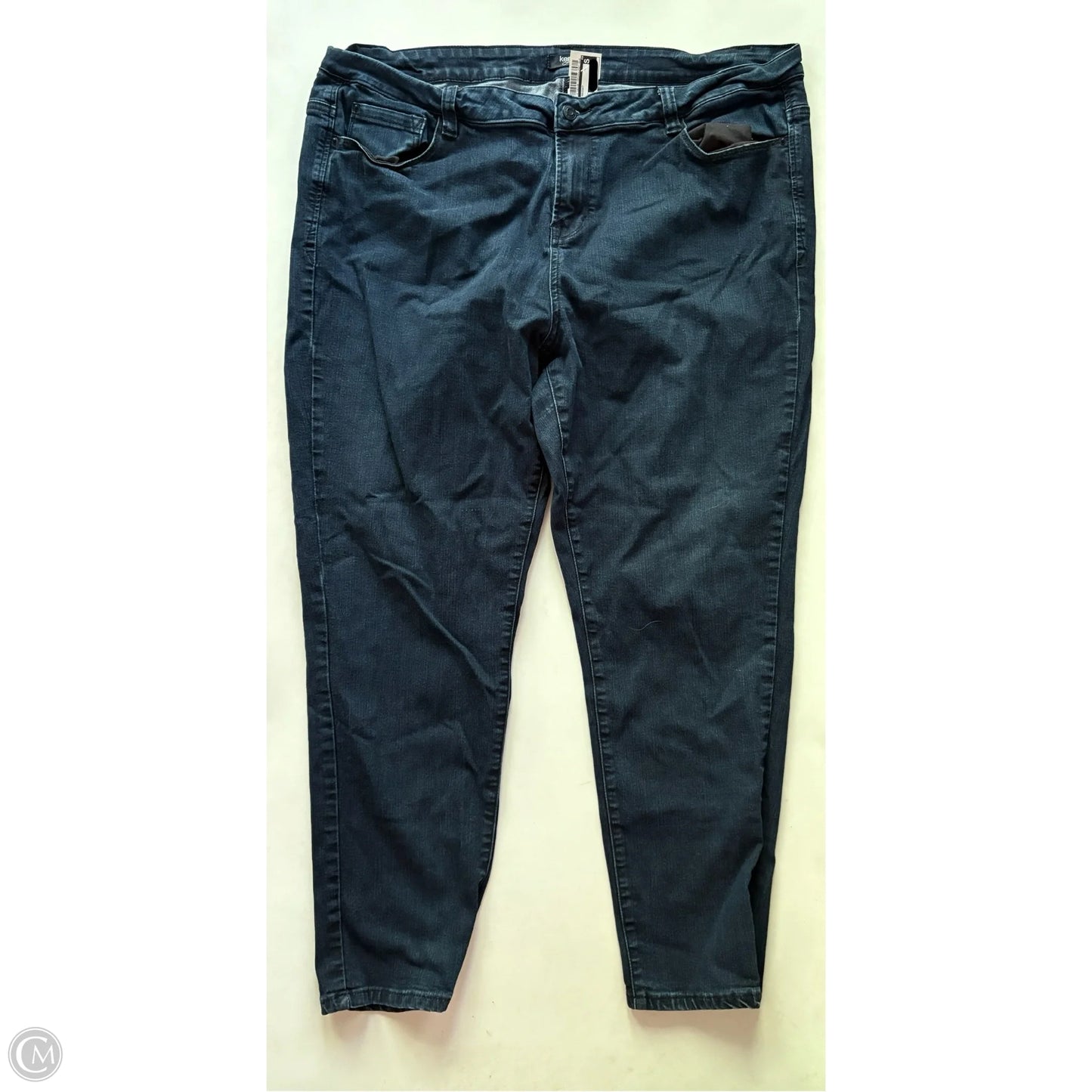 Jeans Straight By Kensie In Blue, Size: 22