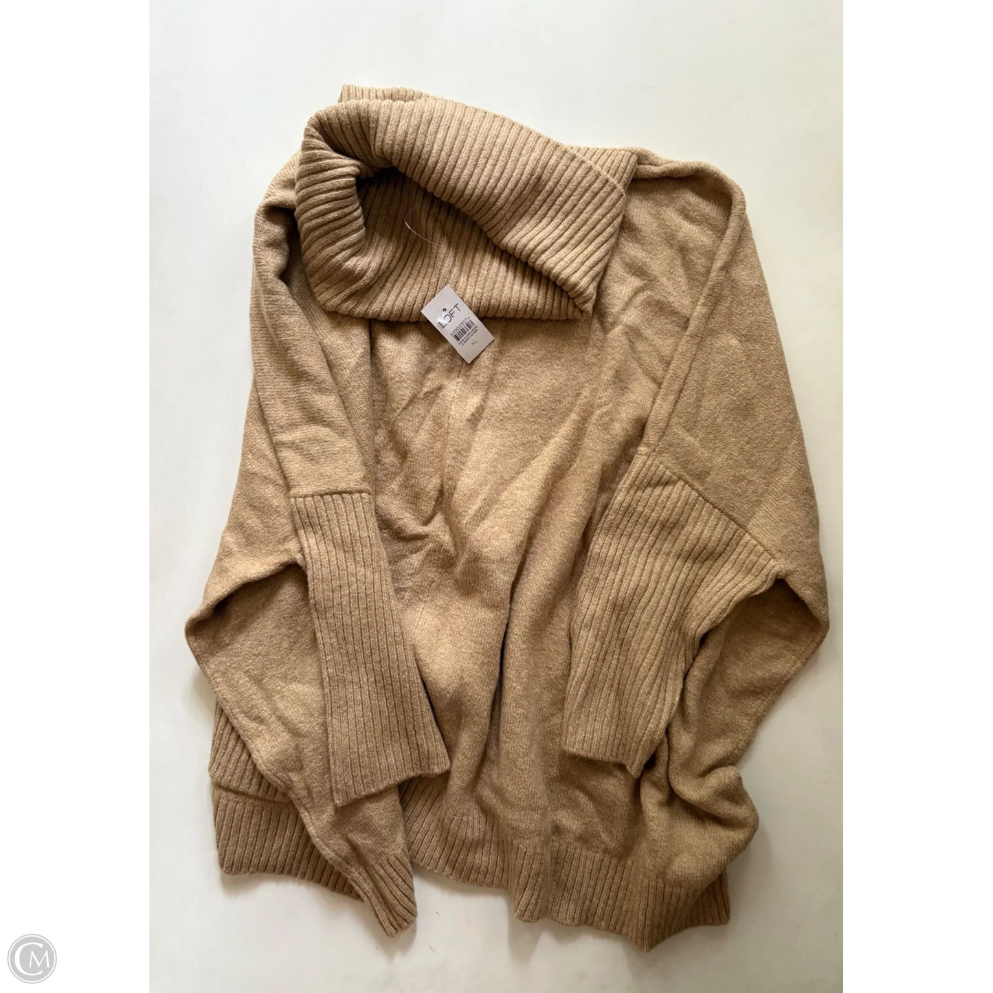 Sweater By Loft In Tan, Size: Xl