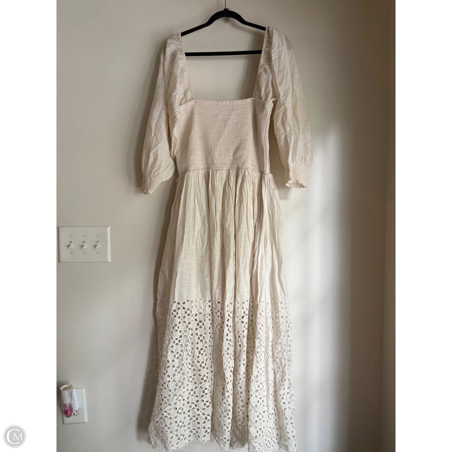 Dress Casual Maxi By Free People In Cream, Size: Xl