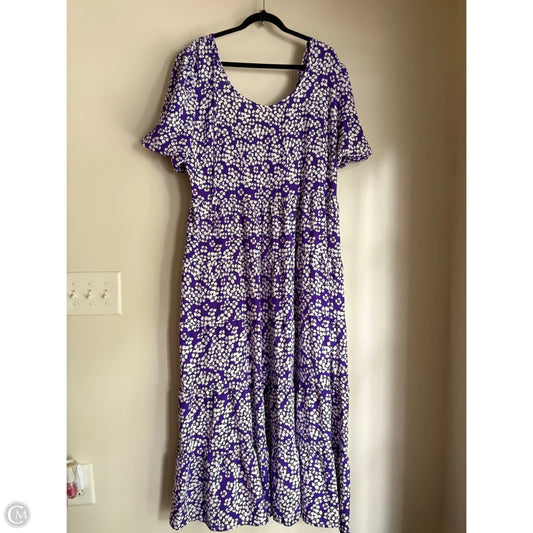 Dress Casual Maxi By Fashion In Purple, Size: 2x