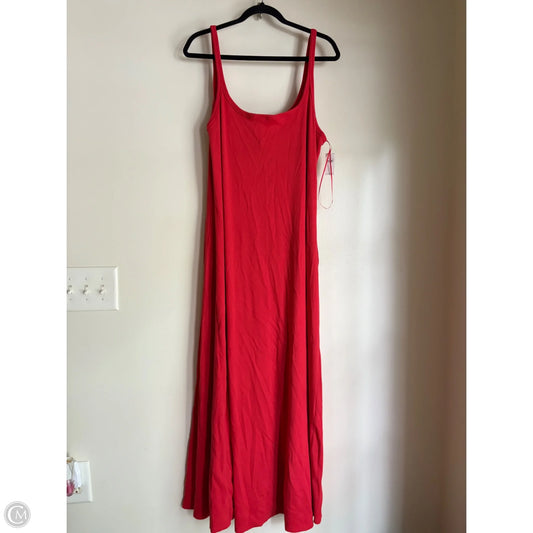 Dress Casual Maxi By Old Navy In Red, Size: 2x