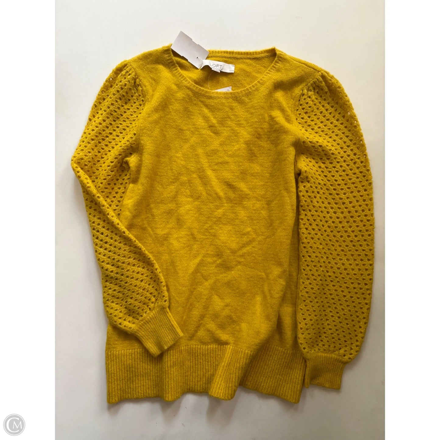 Sweater By Loft In Yellow, Size: Xs