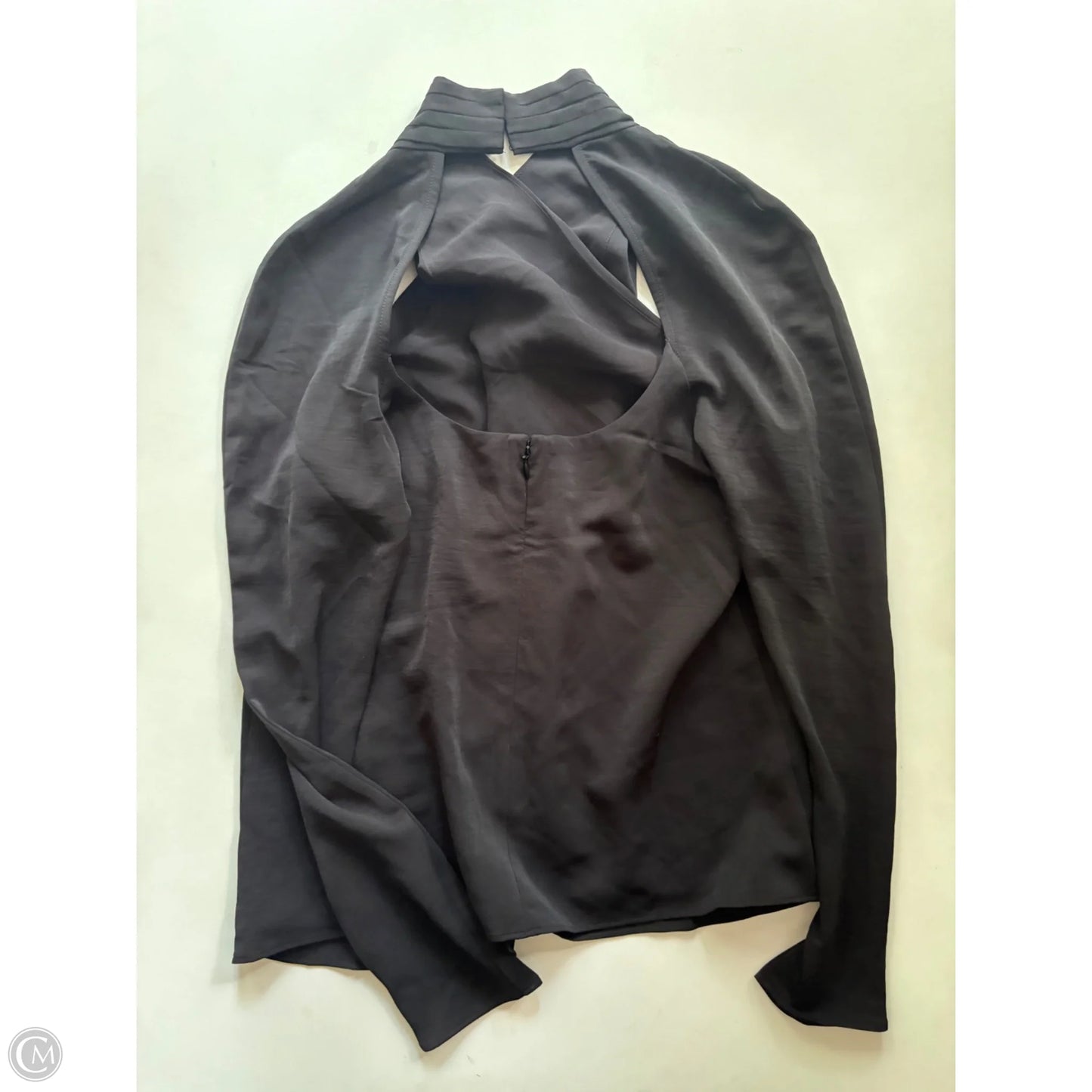 Blouse Long Sleeve By Express In Black, Size: S