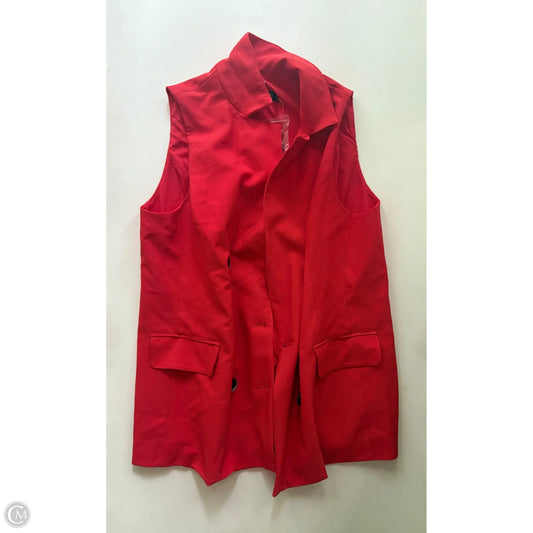 Vest Other By New York And Co In Red, Size: Xl