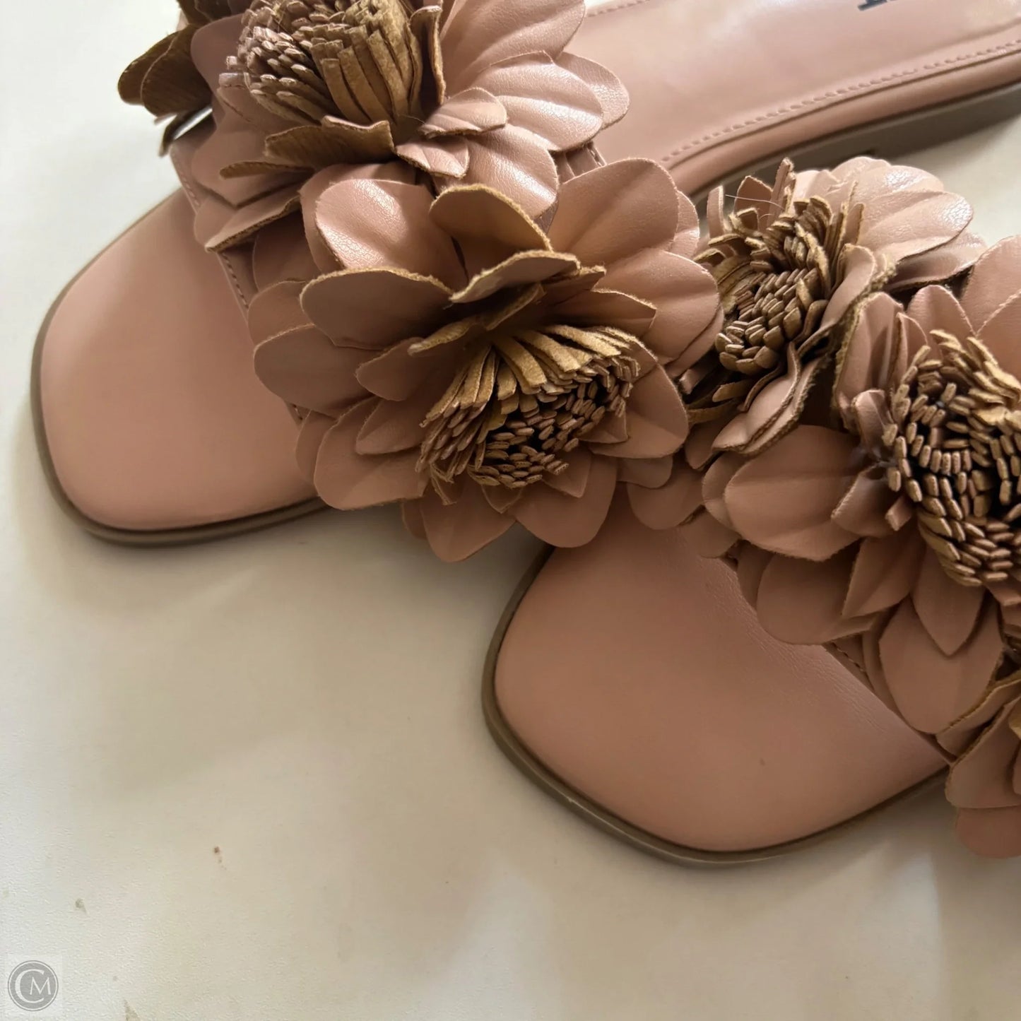 Sandals Flats By Mix It In Pink, Size: 8.5