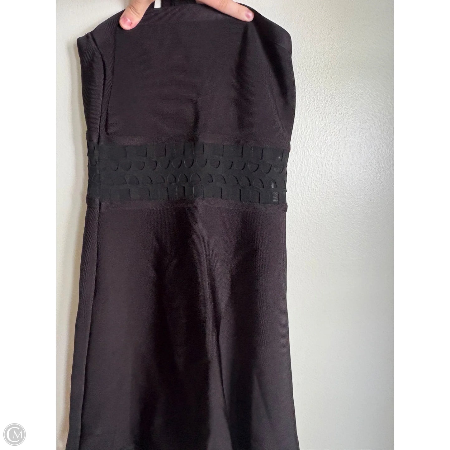 Dress Party Midi By Bebe In Black, Size: M