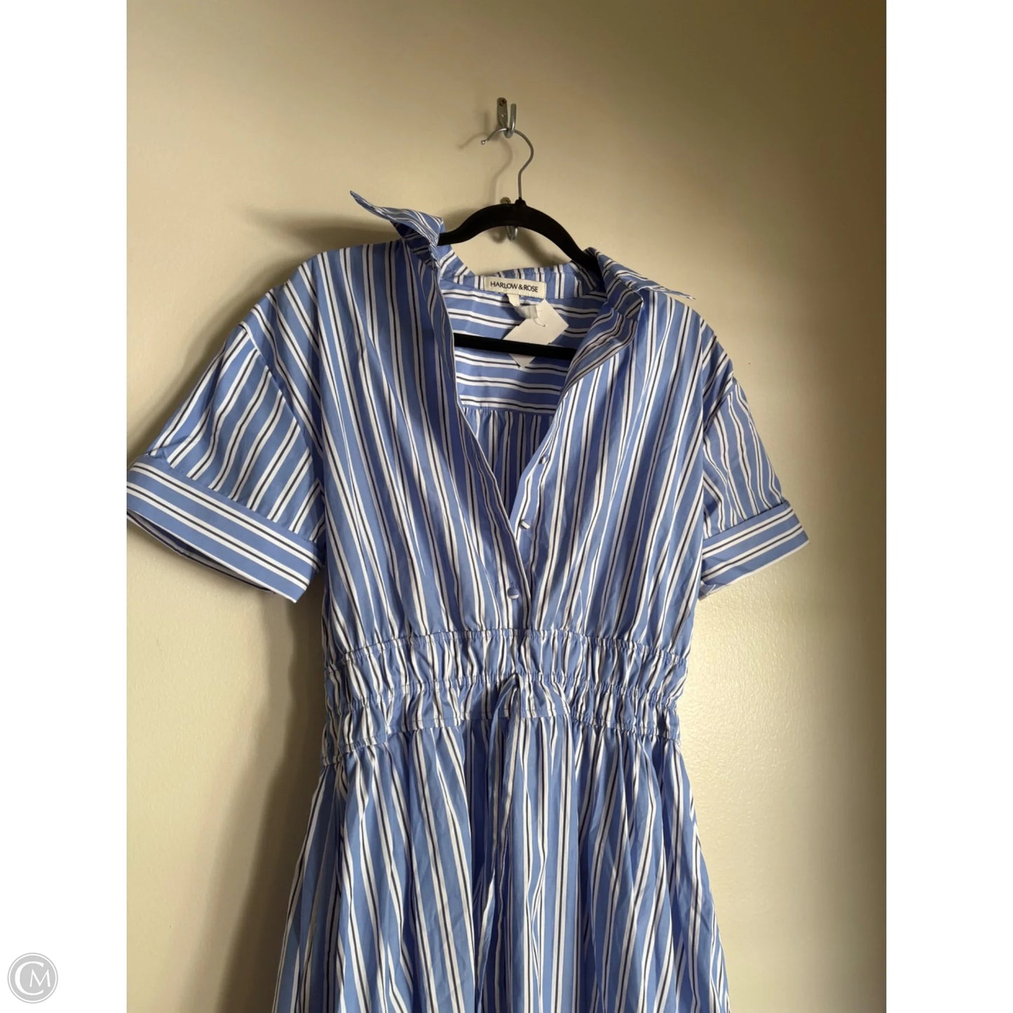 Dress Casual Maxi By Harlow & Rose In Striped Pattern, Size: M