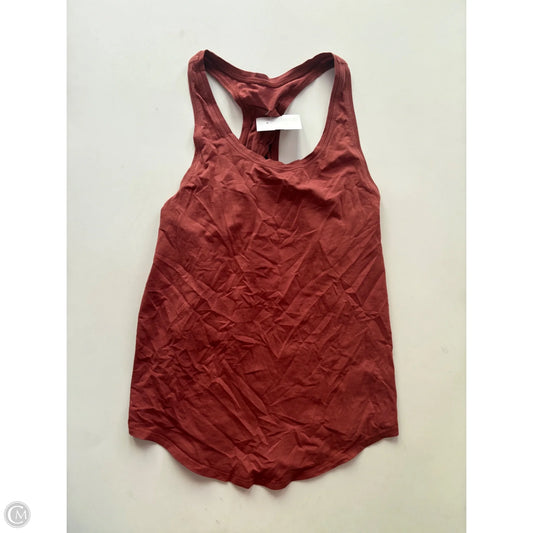 Athletic Tank Top By Lululemon In Brown, Size: S