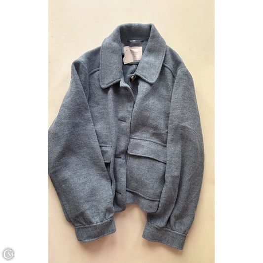 Coat Peacoat By Lc Lauren Conrad In Blue, Size: 2x