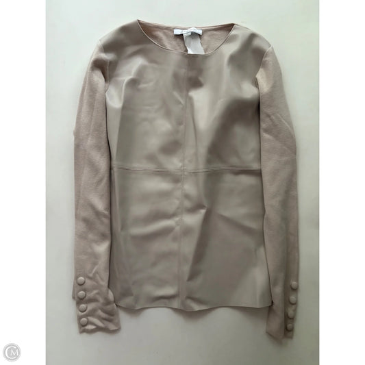 Top Long Sleeve By Sioni In Cream, Size: S