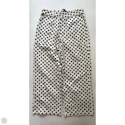 Jeans Wide Leg By Who What Wear In Polkadot Pattern, Size: 6