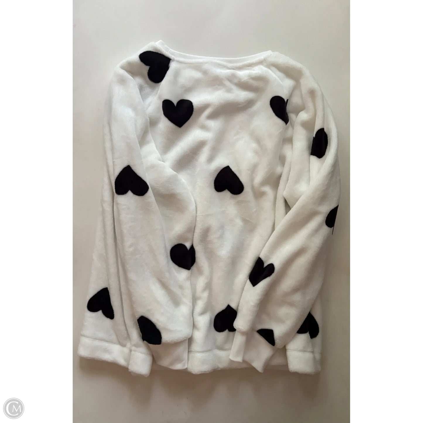 Sweatshirt Crewneck By Loft In White, Size: 2x