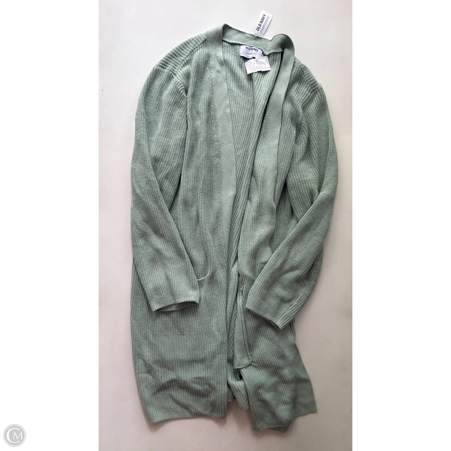 Sweater Cardigan By Old Navy In Green, Size: Xl