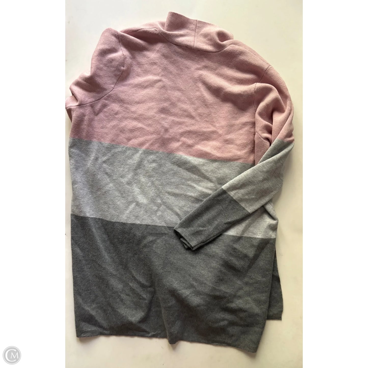 Sweater Cardigan By Cyrus Knits In Pink, Size: 2x